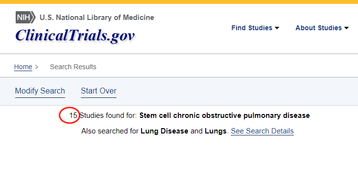 干细胞治疗慢性阻塞性肺病的临床研究进展