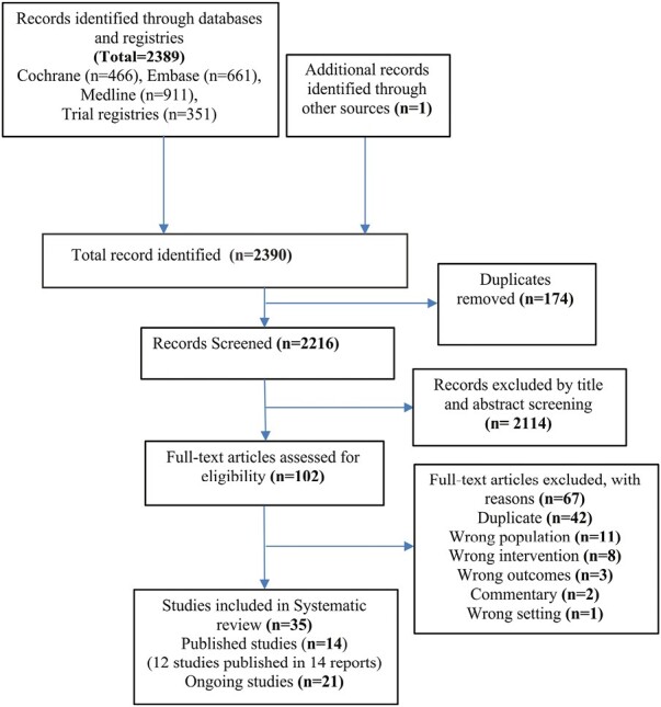 图1：研究流程图概述了搜索结果和过滤过程的阶段