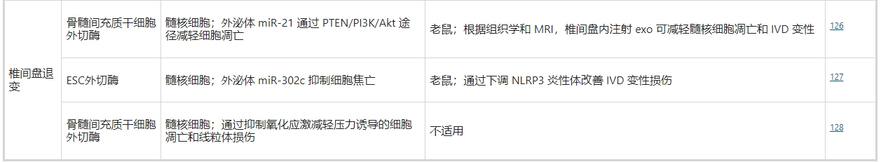 干细胞外泌体治疗椎间盘退变 干细胞外泌体治疗椎间盘退变