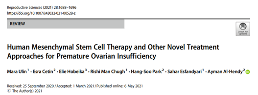 2021年干细胞治疗卵巢早衰临床案例 2021年干细胞治疗卵巢早衰临床案例