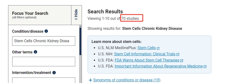 干细胞治疗慢性肾病的临床研究进展