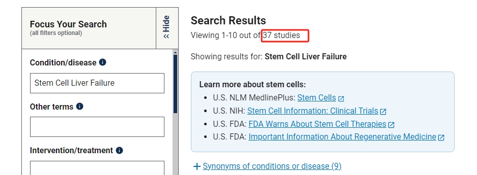 干细胞治疗肝衰竭的临床研究进展