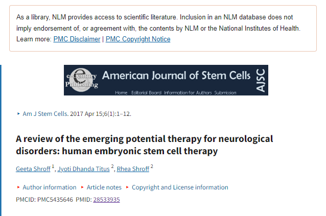 对神经系统疾病新兴潜在疗法的综述:人类胚胎干细胞疗法 对神经系统疾病新兴潜在疗法的综述:人类胚胎干细胞疗法