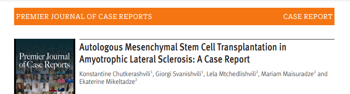 自体间充质干细胞移植治疗肌萎缩侧索硬化症：一例病例报告