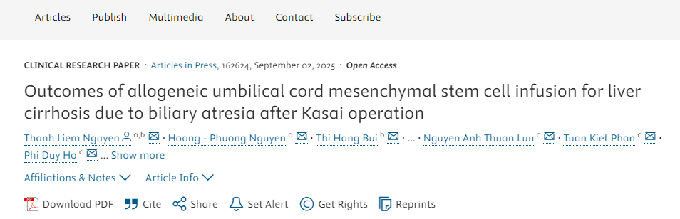 异体脐带间充质干细胞输注治疗葛西手术后胆道闭锁所致肝硬化的疗效