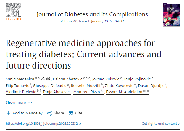 再生医学在糖尿病治疗中的应用:当前进展与未来方向 再生医学在糖尿病治疗中的应用:当前进展与未来方向