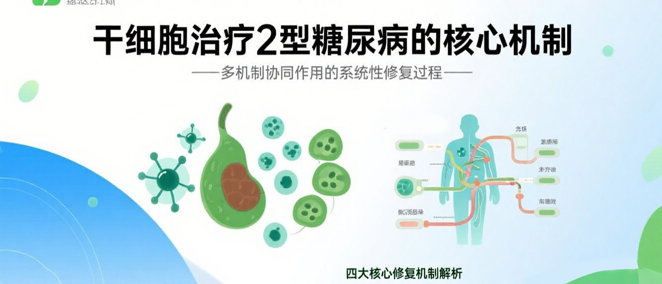 干细胞治疗2型糖尿病的4大核心机制