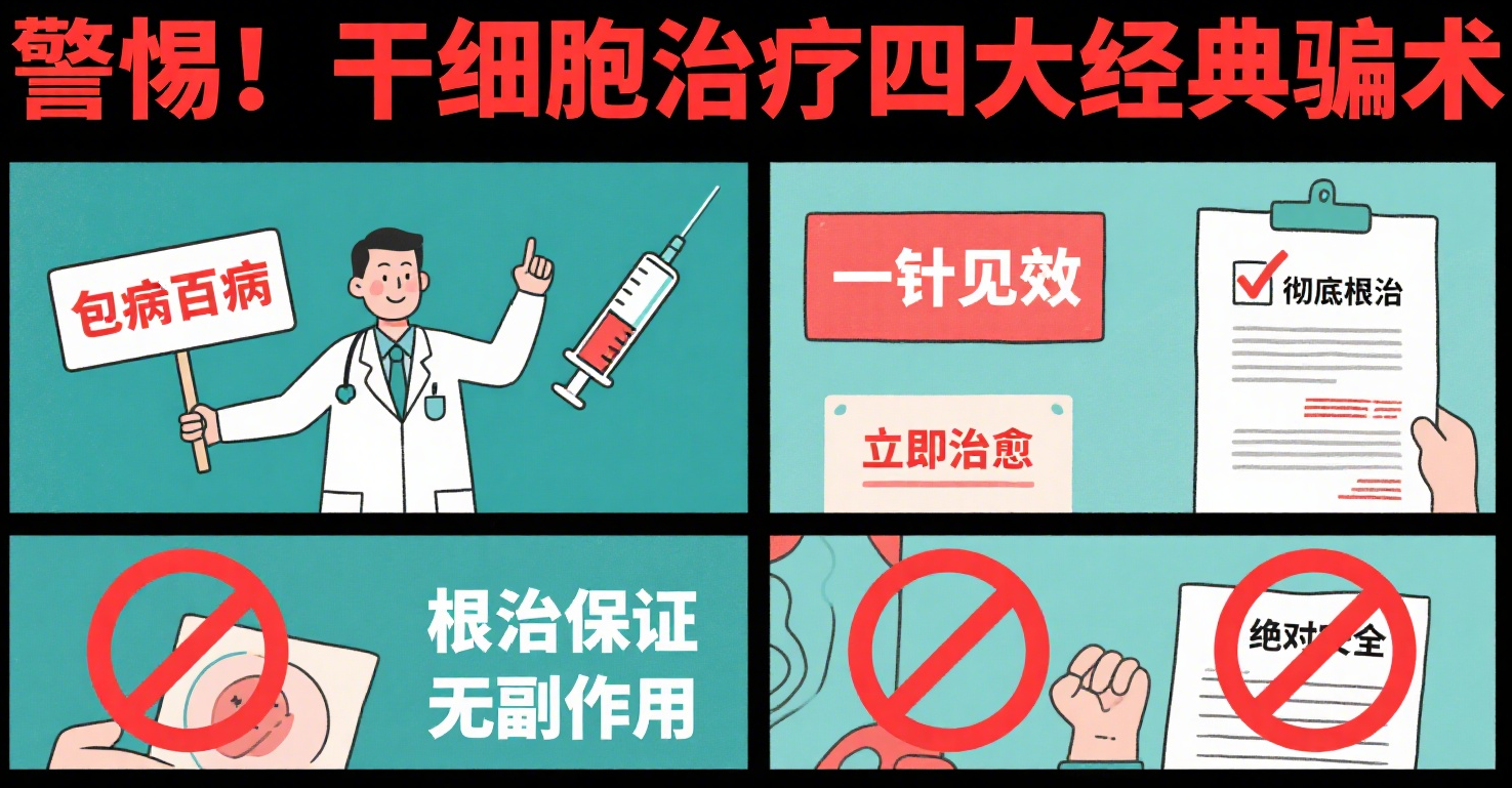 警惕!干细胞治疗四大经典骗术 警惕!干细胞治疗四大经典骗术