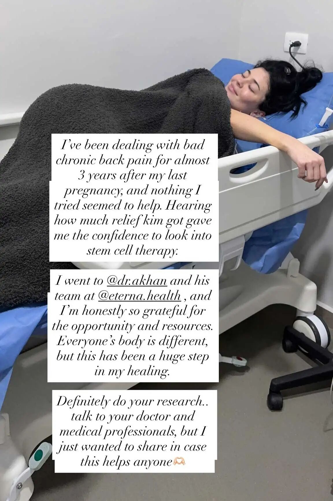 凯莉·詹娜的干细胞治疗动态