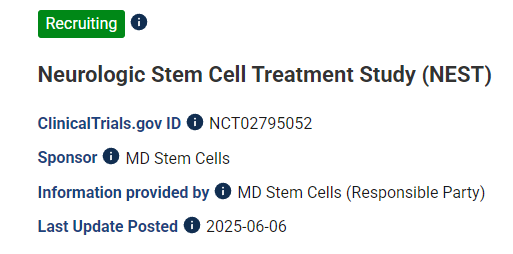 神经干细胞治疗研究（NEST）