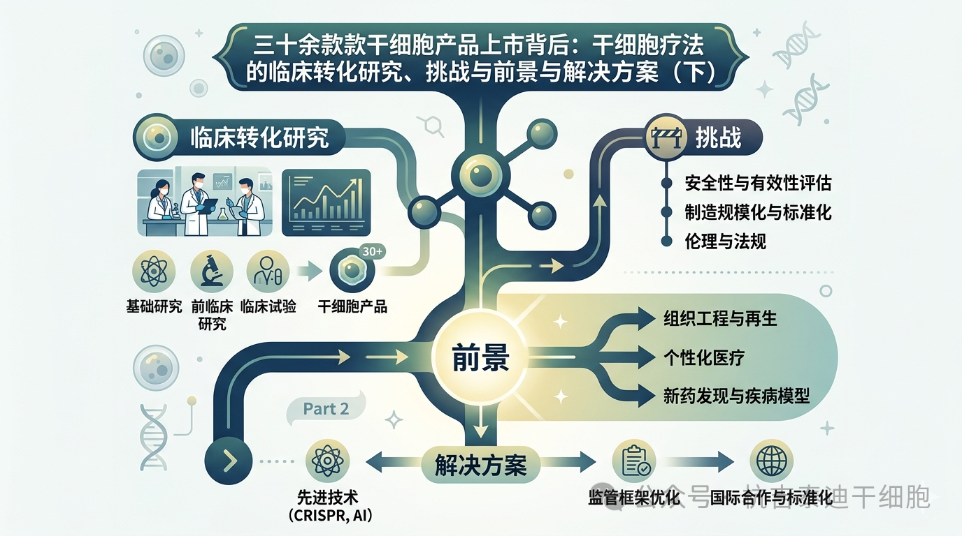 三十余款干细胞产品上市背后:干细胞疗法的临床转化研究、挑战与前景与解决方案(下) 三十余款干细胞产品上市背后:干细胞疗法的临床转化研究、挑战与前景与解决方案(下)