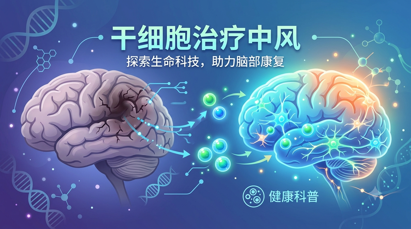 干细胞治疗缺血性卒中：13项RCT荟萃分析证实安全且显著改善长期功能预后