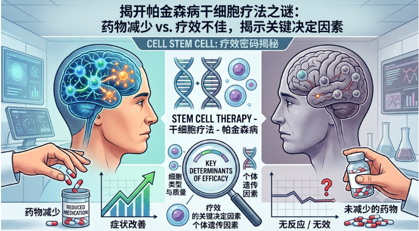 干细胞治疗帕金森病,为何有人有效有人无效?《Cell Stem Cell》系统性综述揭示三层疗效密码 干细胞治疗帕金森病,为何有人有效有人无效?《Cell Stem Cell》系统性综述揭示三层疗效密码