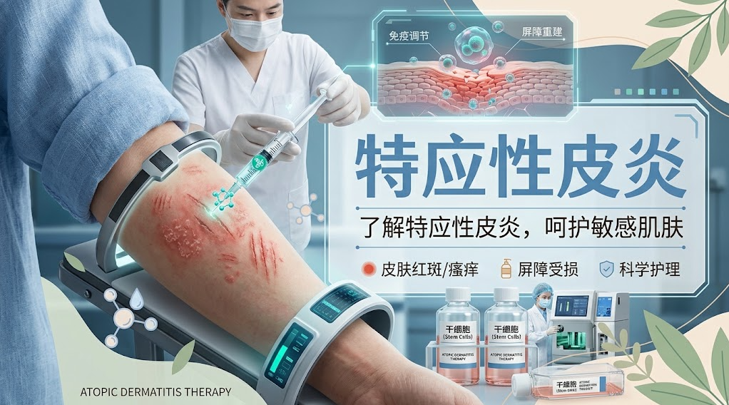 干细胞治疗特应性皮炎：系统评价与Meta分析显示EASI-50缓解率达46.76%