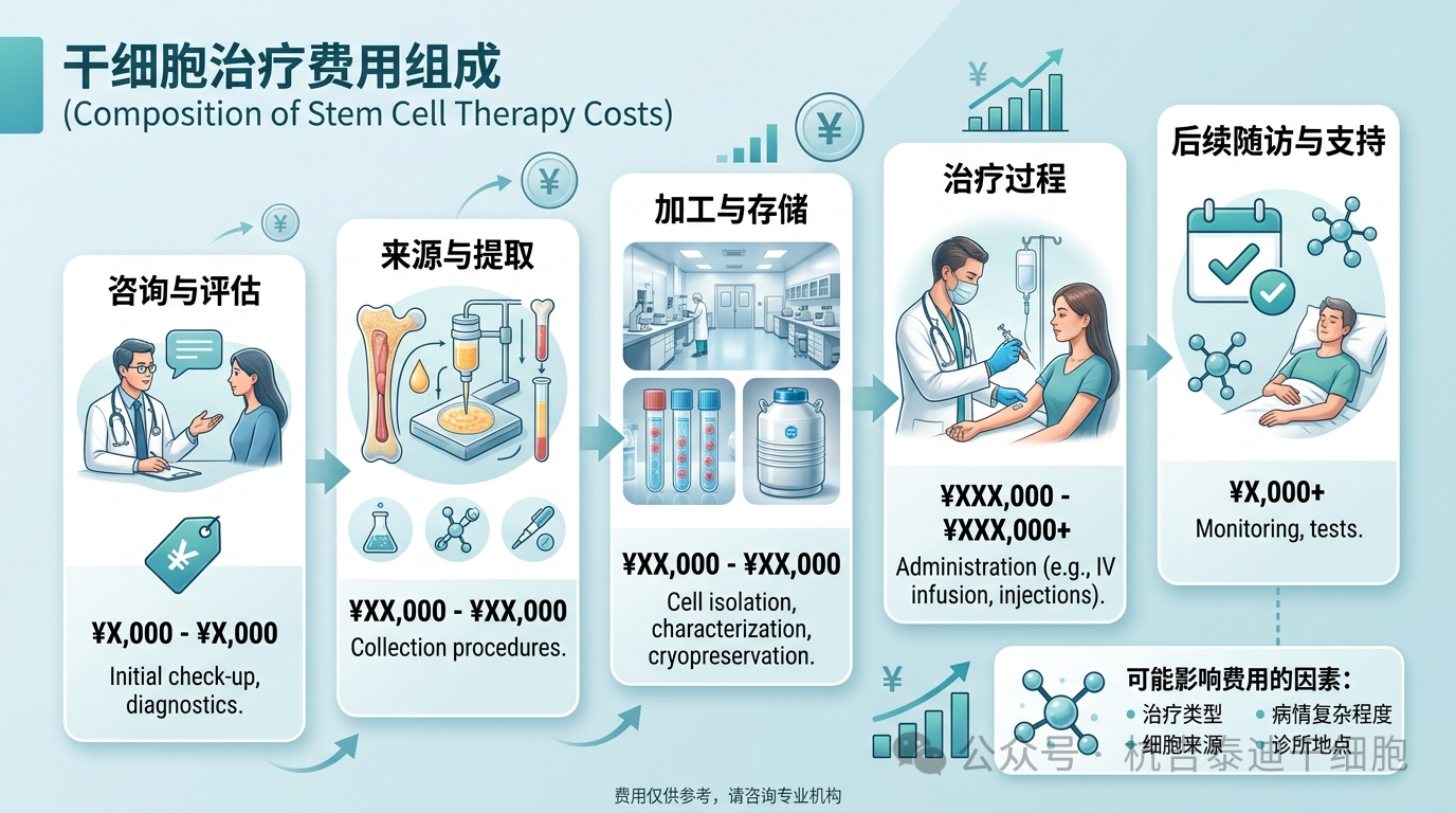 为什么干细胞疗法的费用会因患者、病情和不同的国家而异? 为什么干细胞疗法的费用会因患者、病情和不同的国家而异?