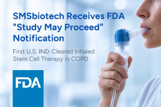 SMSbiotech 的 COPD 项目获得美国 FDA IND 批准,取得重大进展。 SMSbiotech 的 COPD 项目获得美国 FDA IND 批准,取得重大进展。